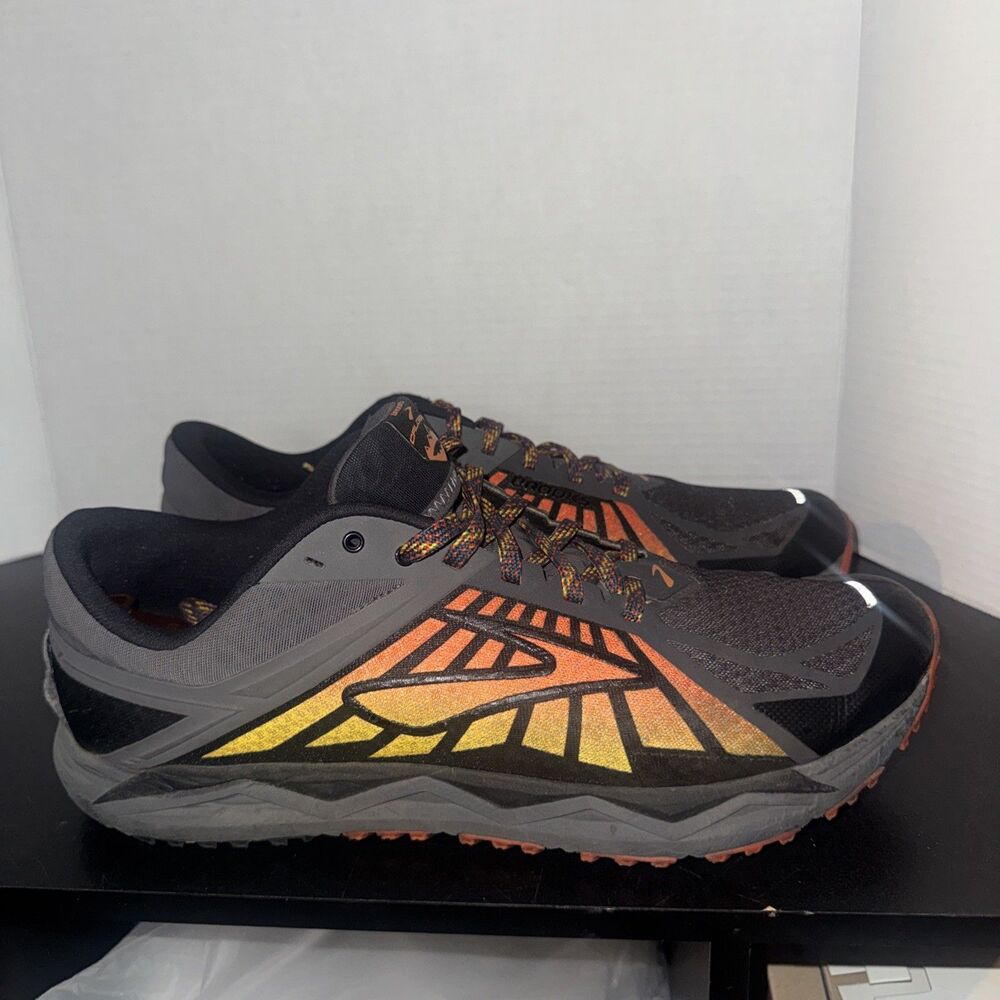 Brooks Caldera Women Black Running Sneakers Shoes Athletic Hiking Trail Size 14